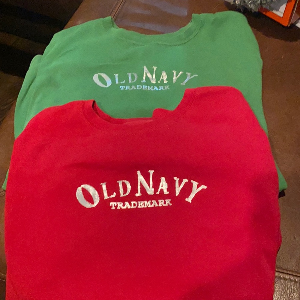 Pair of long sleeve t shirts